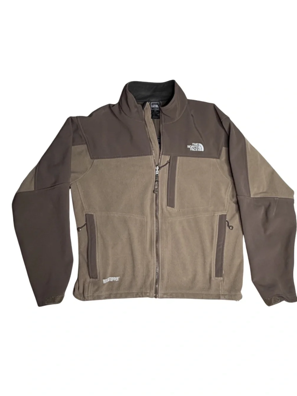 The North Face Windstopper‎ Jacket Mens Large Brown Softshell Full Zip Outdoor